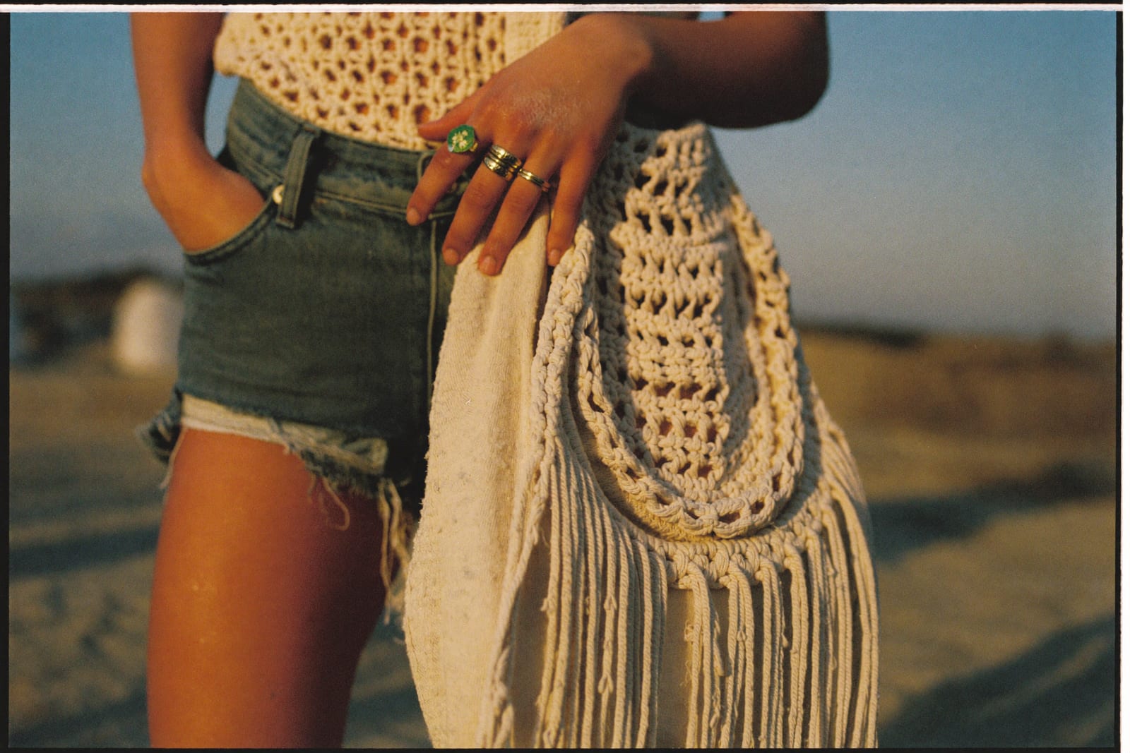 Kleidungsdetail auf Coachella