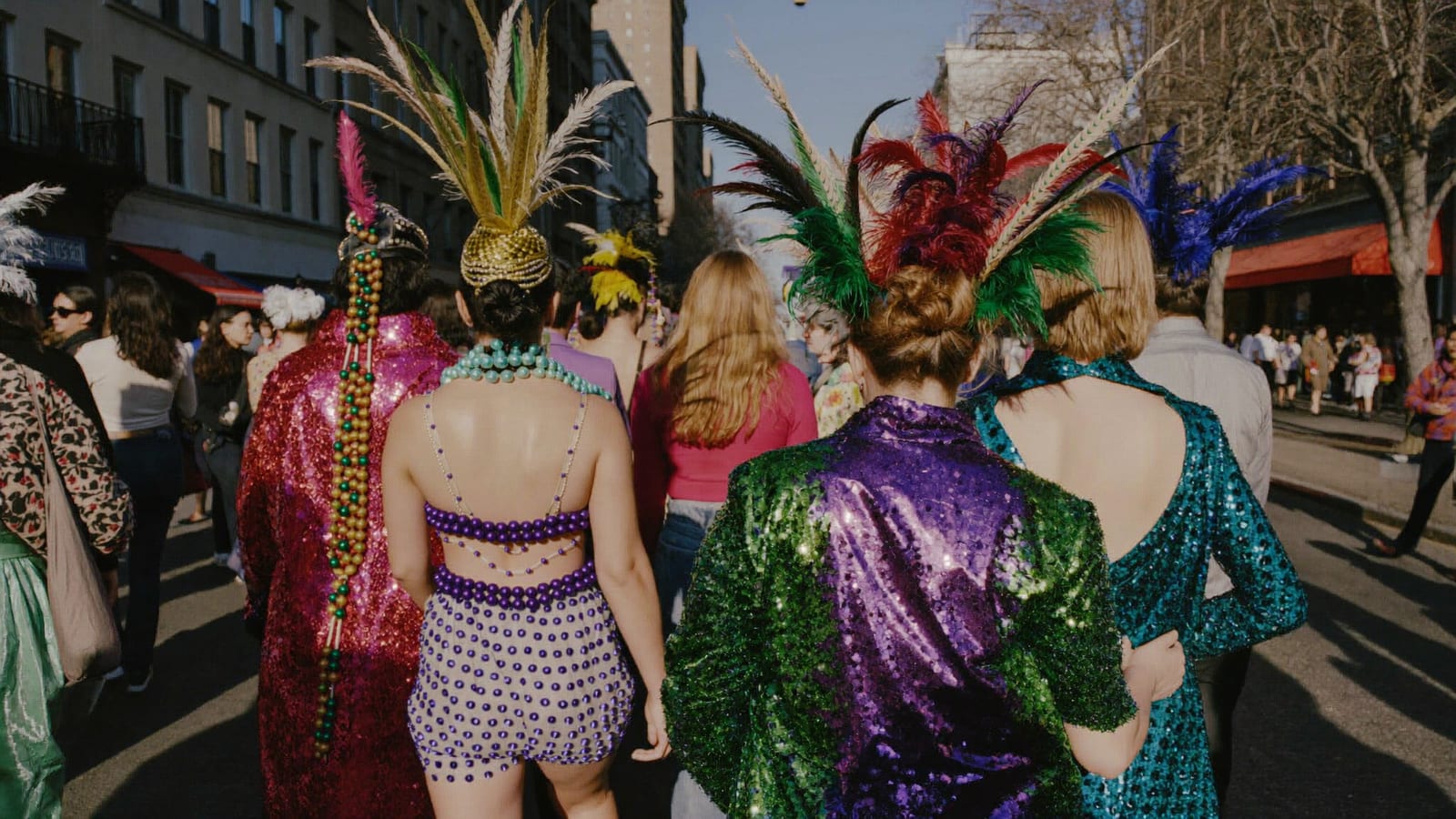 Festival style at Mardi Gras New Orleans