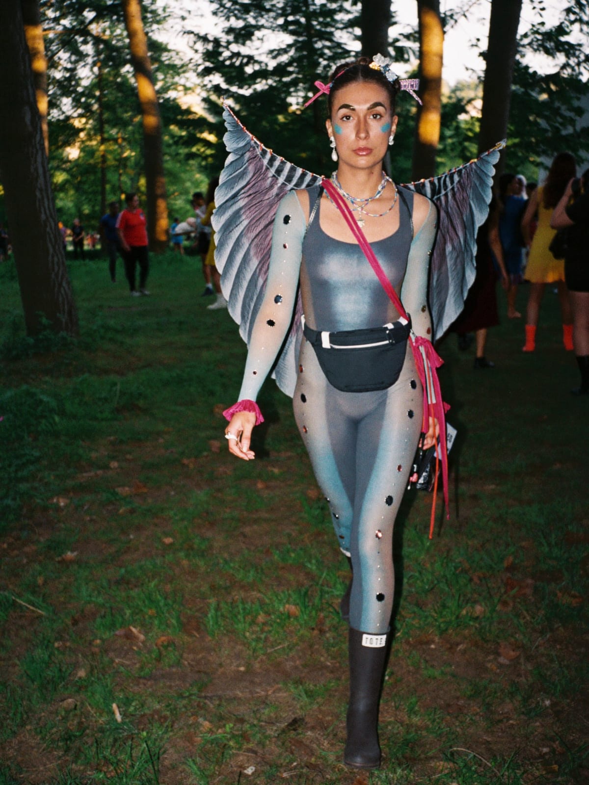 Full Costume outfit for Electric Forest: full themed costume or wings, body gems, glitter and paint, boots you can walk kilometres in