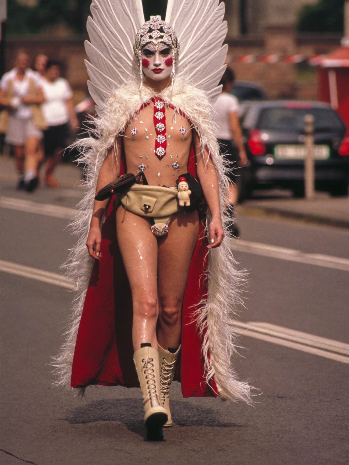 Full Costume outfit for Notting Hill Carnival: full themed costume or wings, body gems, glitter and paint, boots you can walk kilometres in