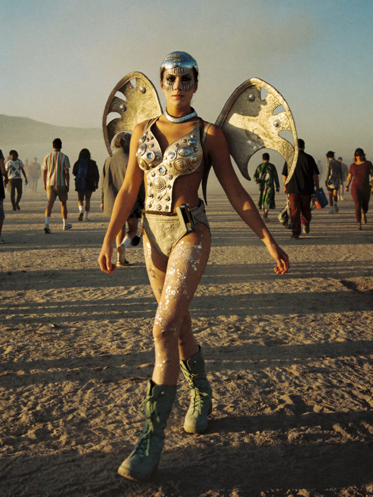 Full Costume outfit for Stagecoach: full themed costume or wings, body gems, glitter and paint, boots you can walk kilometres in